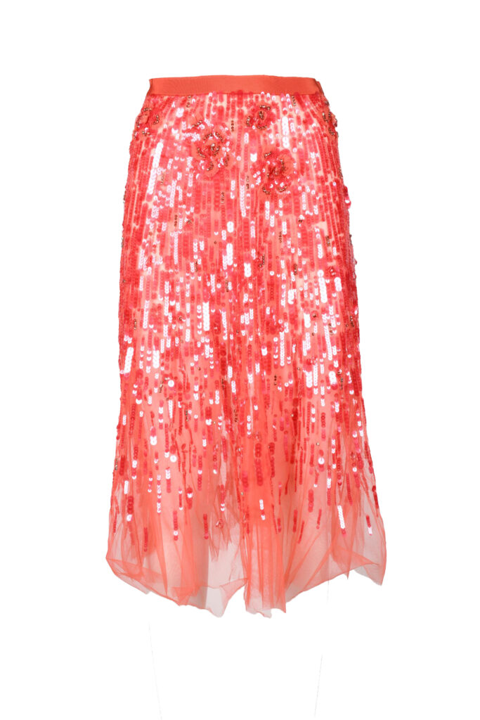 Gonna lunga Elisabetta Franchi Corallo