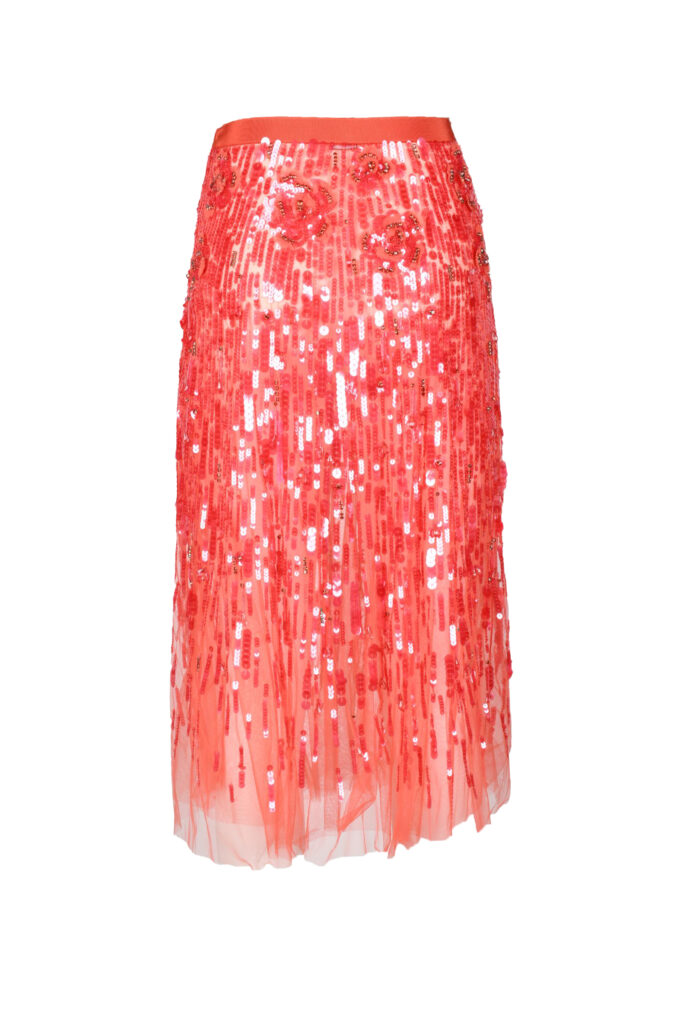 Gonna lunga Elisabetta Franchi Corallo