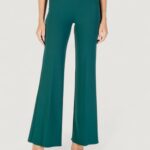 Pantaloni a palazzo Rinascimento Verde - Foto 1