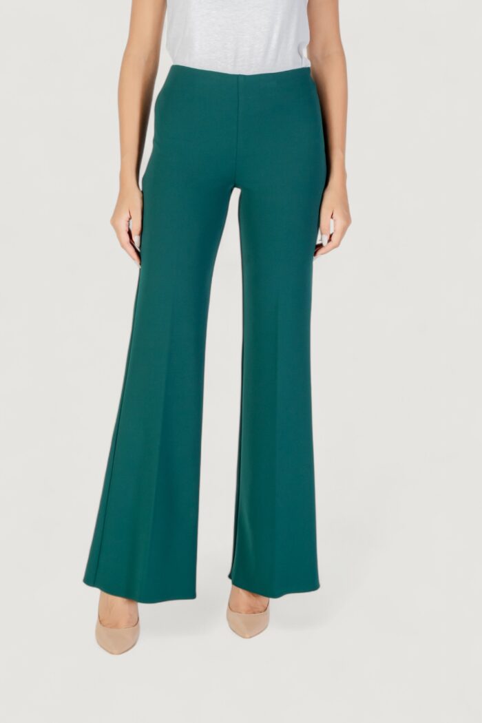 Pantaloni a palazzo Rinascimento  Verde