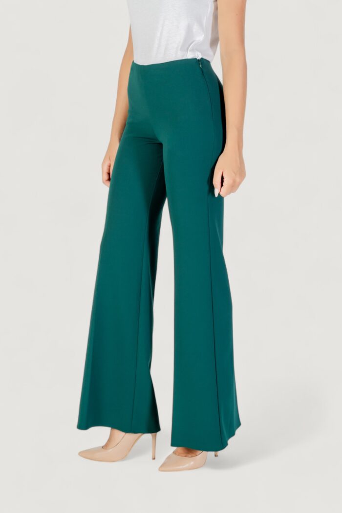 Pantaloni a palazzo Rinascimento  Verde