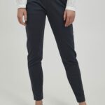 Pantaloni a sigaretta ICHI ihkate sus office pa Blu - Foto 1