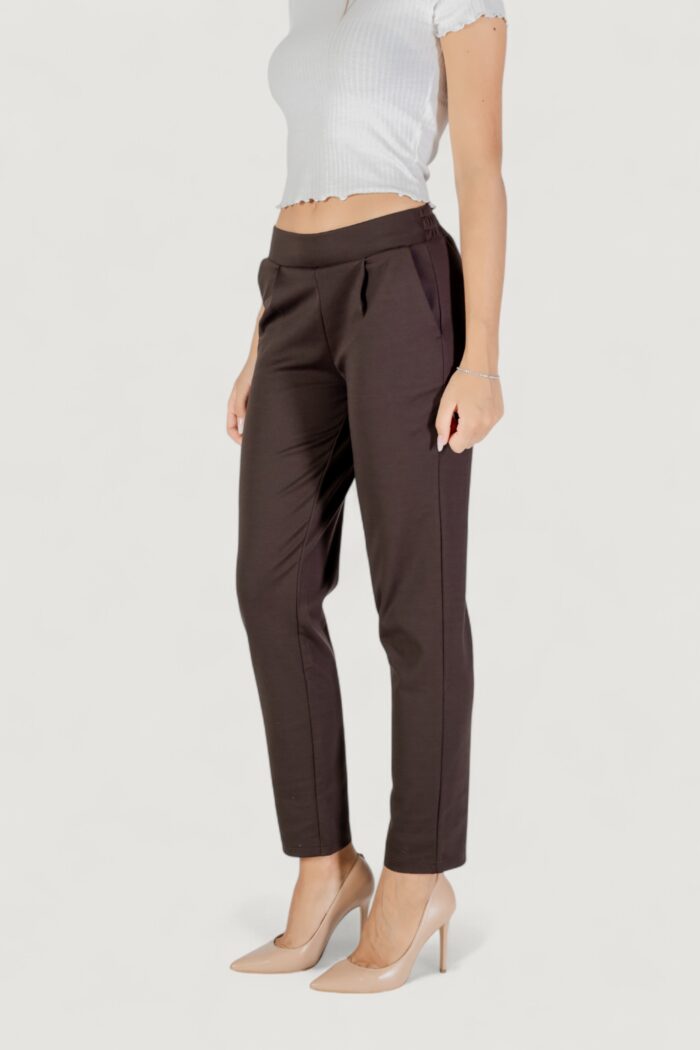 Pantaloni a sigaretta ICHI ihkate straight pa Marrone