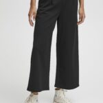 Pantaloni bootcut ICHI ihkate sus wide pa Nero - Foto 1