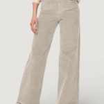 Pantaloni cropped Only onlhope global ex hw wide cord pnt noos Beige - Foto 1