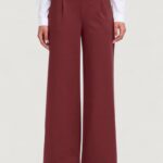 Pantaloni regular ICHI ihkate sus long wide pa2 Bordeaux - Foto 1
