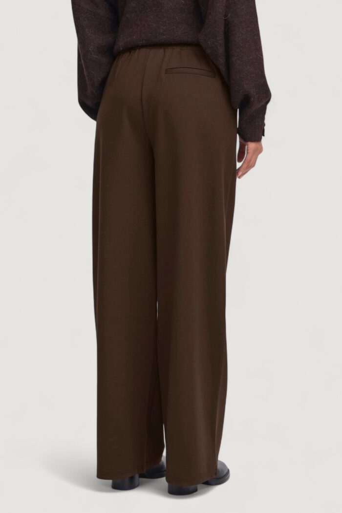 Pantaloni regular ICHI ihkate sus long wide pa2 Cioccolato