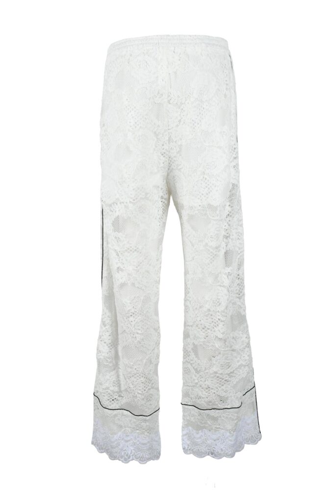 Pantaloni regular MSGM Bianco