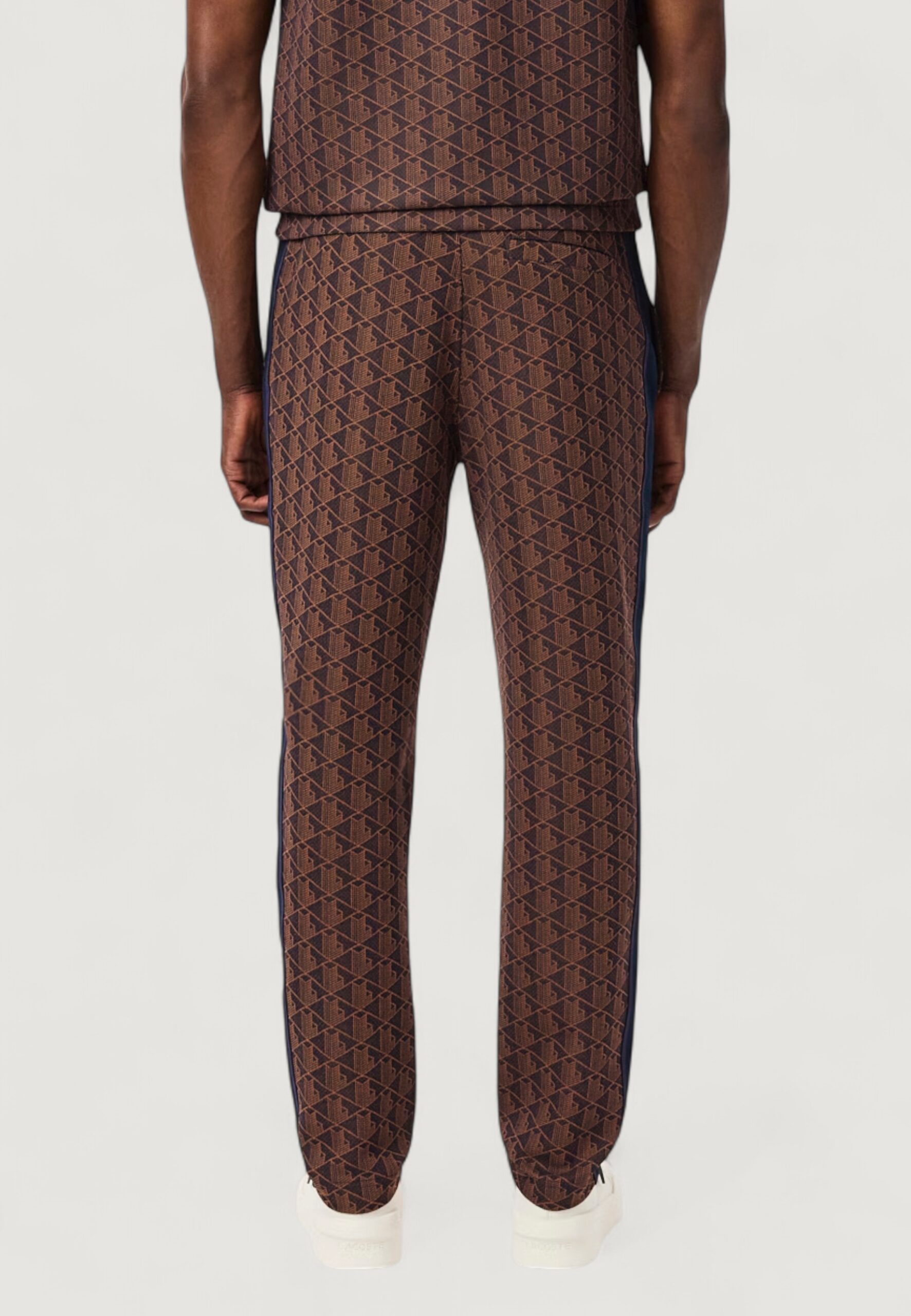 Pantaloni sportivi LACOSTE VIOLA/MARRONE - Foto 2