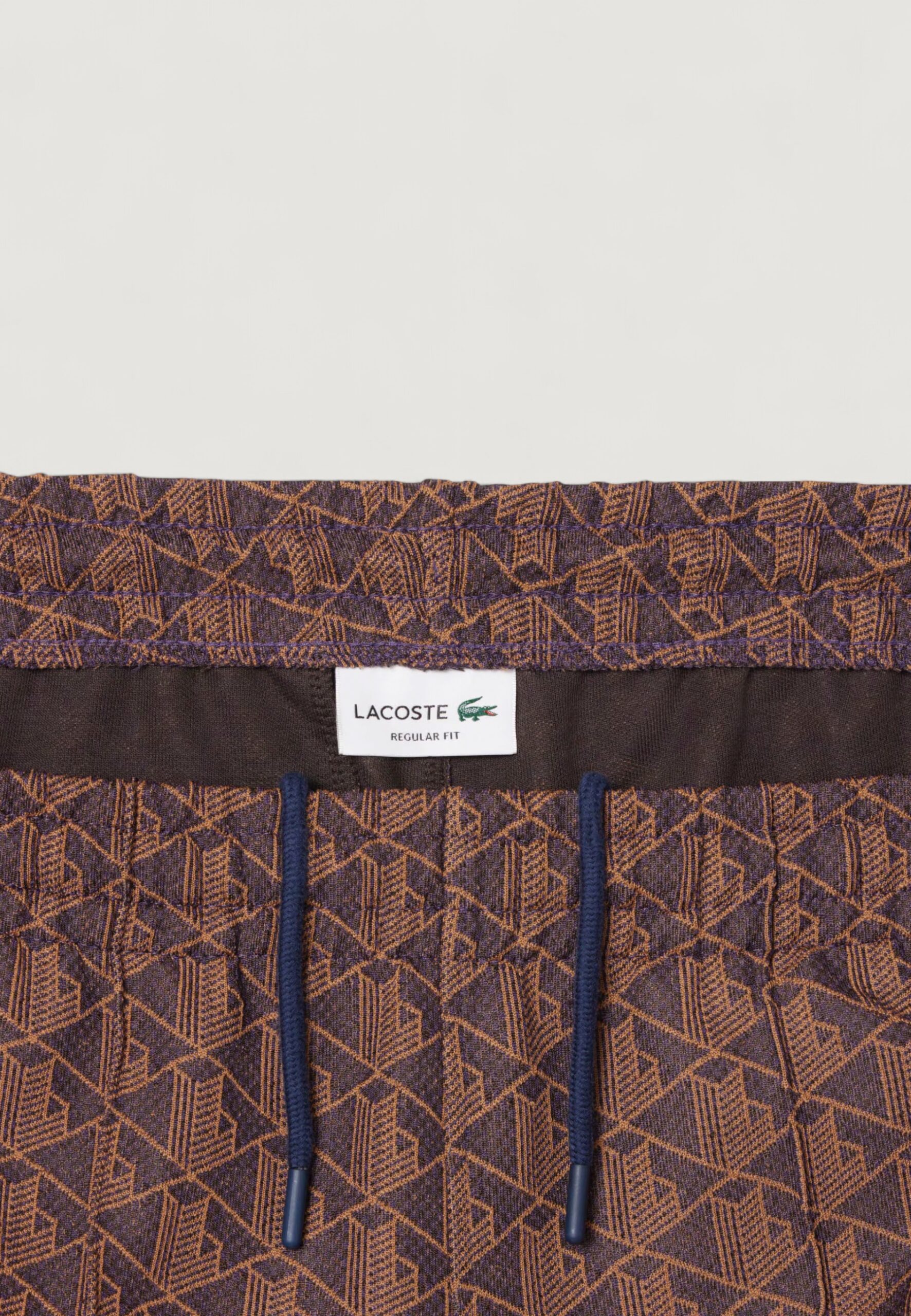 Pantaloni sportivi LACOSTE VIOLA/MARRONE - Foto 5