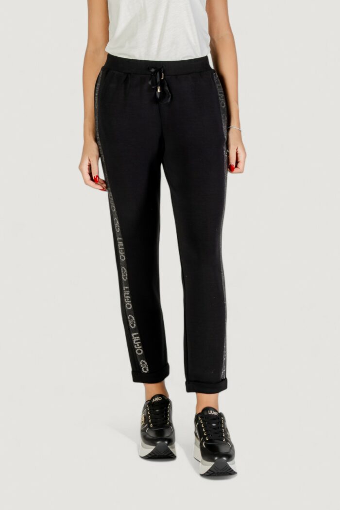 Pantaloni sportivi Liu-Jo pant.jersey lungo Nero