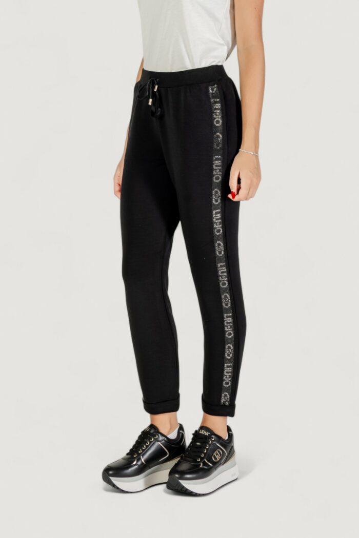 Pantaloni sportivi Liu-Jo pant.jersey lungo Nero