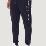 Pantaloni sportivi Tommy Hilfiger tommy logo sweatpant Blue scuro - Foto 1