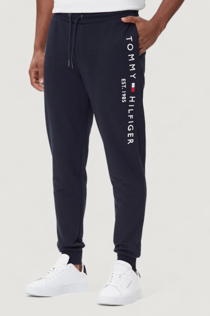 Pantaloni sportivi Tommy Hilfiger tommy logo sweatpant Blue scuro