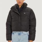 Piumino Calvin Klein Jeans matte cropped nd puf Nero - Foto 1