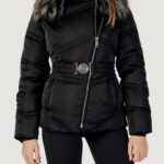 Piumino Guess alienor short belted puffer Nero - Foto 1