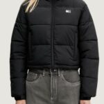 Piumino Tommy Hilfiger Jeans tjw flag back crop e Nero - Foto 1