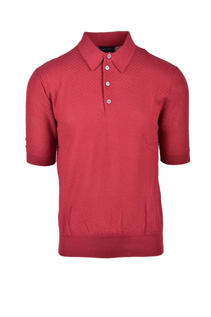 Polo manica corta BALLANTYNE  Rosso