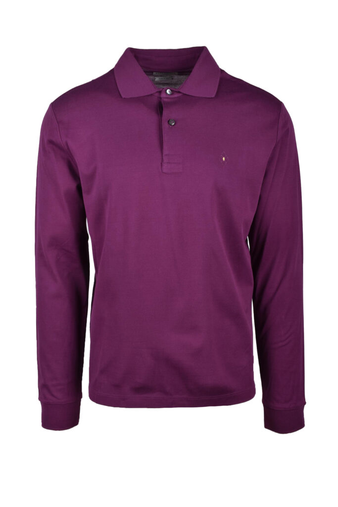 Polo manica corta BALLANTYNE  Viola