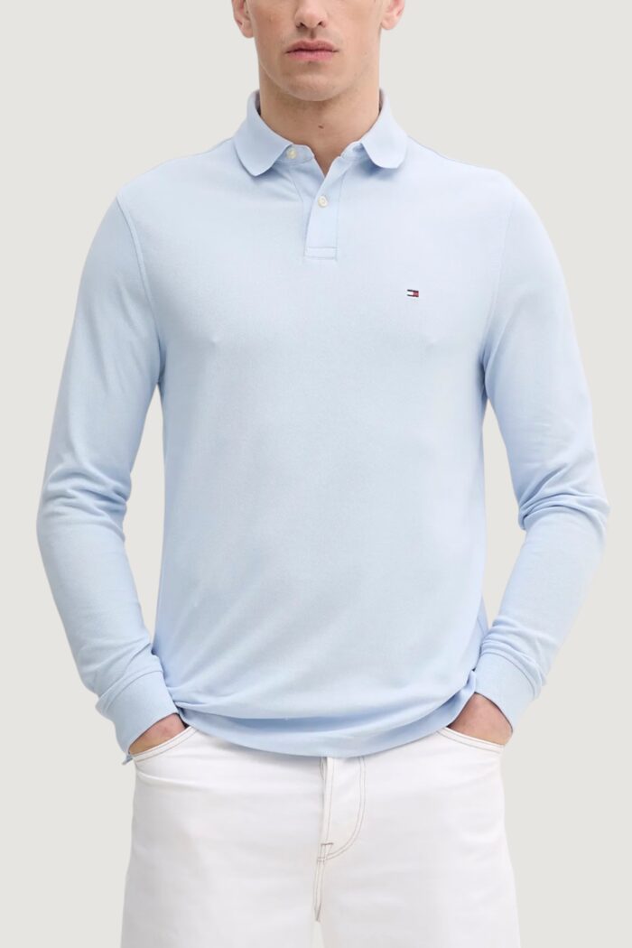 Polo manica lunga Tommy Hilfiger 1985 regular ls polo Celeste