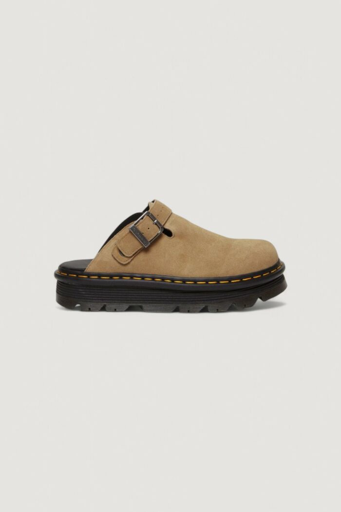 Scarpe basse Dr. Martens zebzag mule savannah tan eh suede Beige