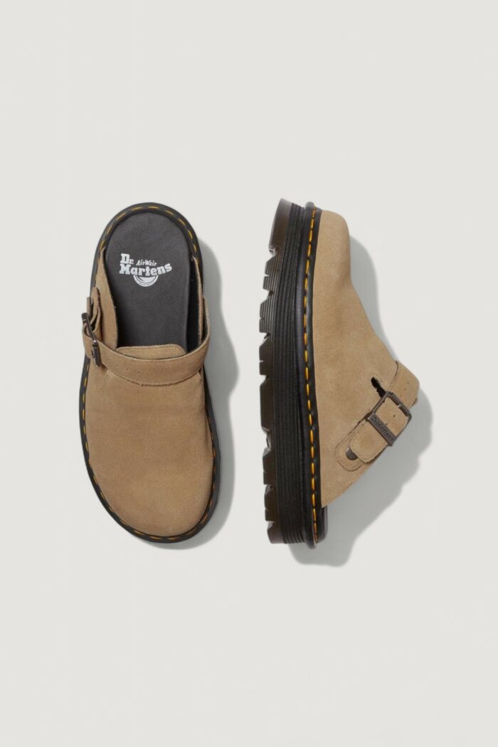 Scarpe basse Dr. Martens zebzag mule savannah tan eh suede Beige