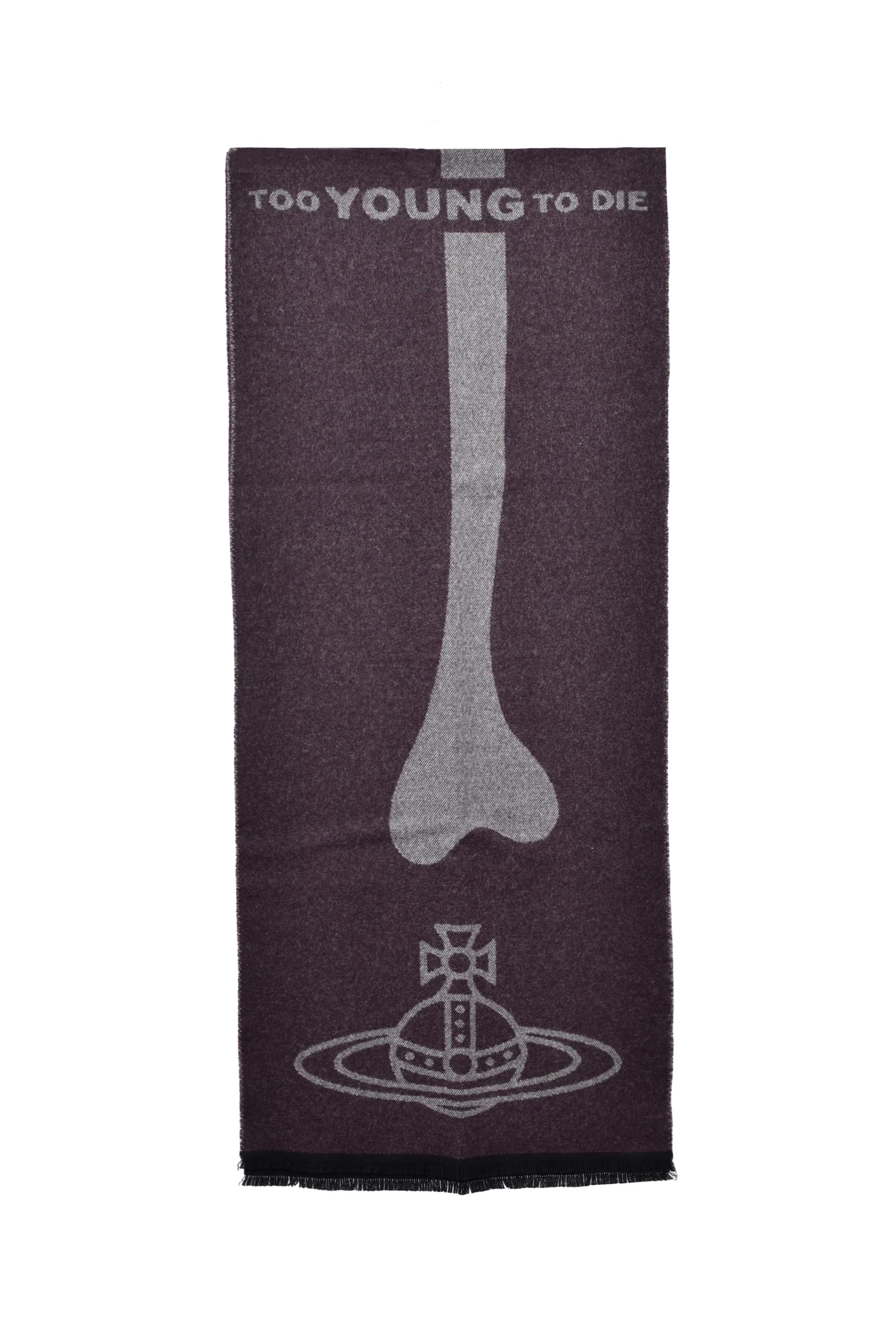 Sciarpa VIVIENNE WESTWOOD Prugna - Foto 1