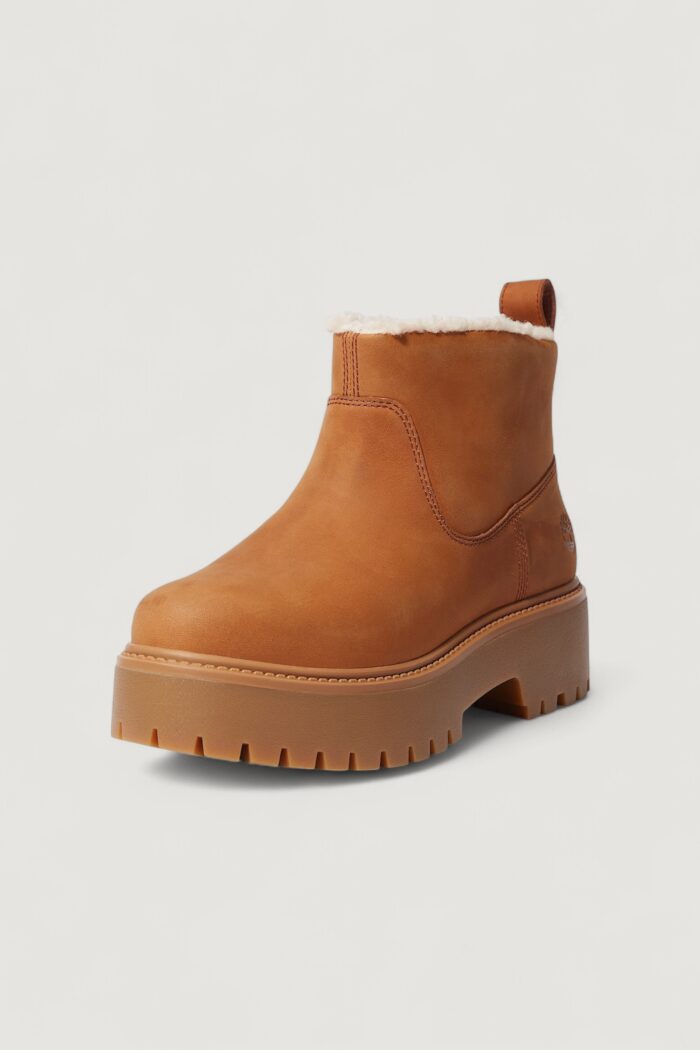 Stivali TIMBERLAND stst mid warm lined boot rust, wide Marrone