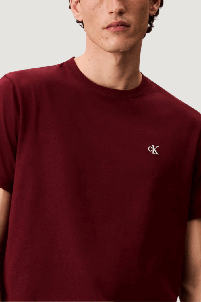 T-shirt Calvin Klein Jeans ss easy monogram tee Bordeaux