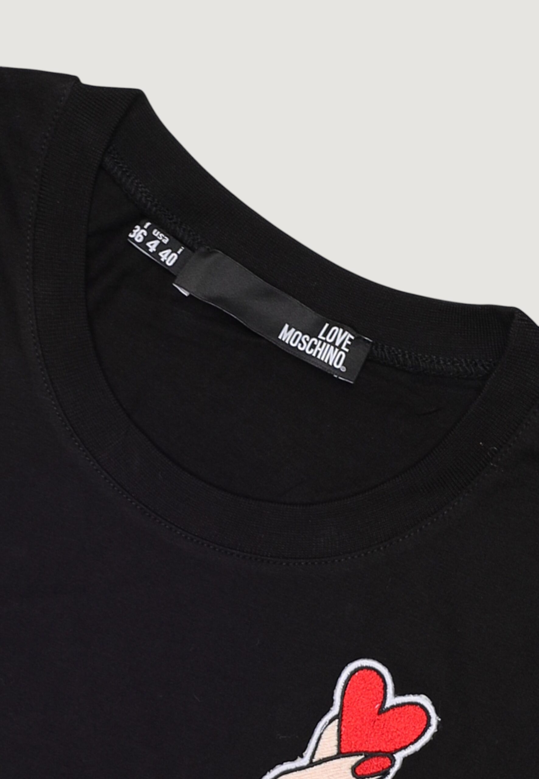 T-shirt Love Moschino Nero - Foto 4