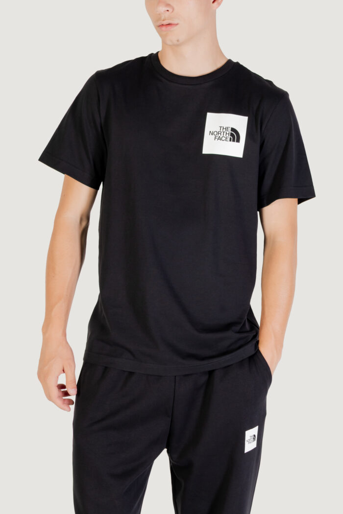 T-shirt THE NORTH FACE m ss fine tee Nero