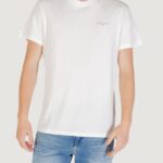 T-shirt Tommy Hilfiger Jeans tjm slim linear ches Panna - Foto 1