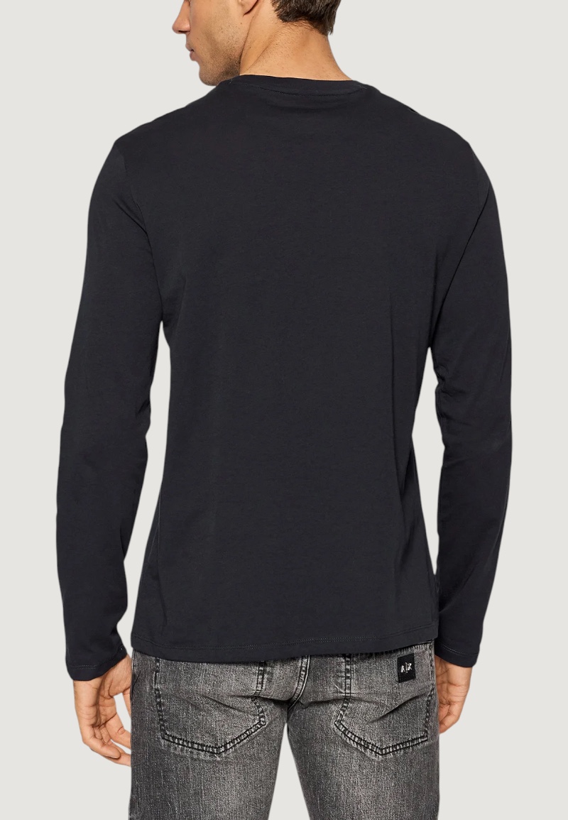 T-shirt manica lunga Armani Exchange Blu - Foto 4
