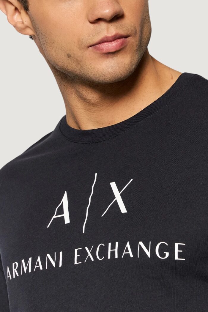 T-shirt manica lunga Armani Exchange Blu