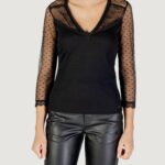 T-shirt manica lunga Morgan De Toi Nero - Foto 1