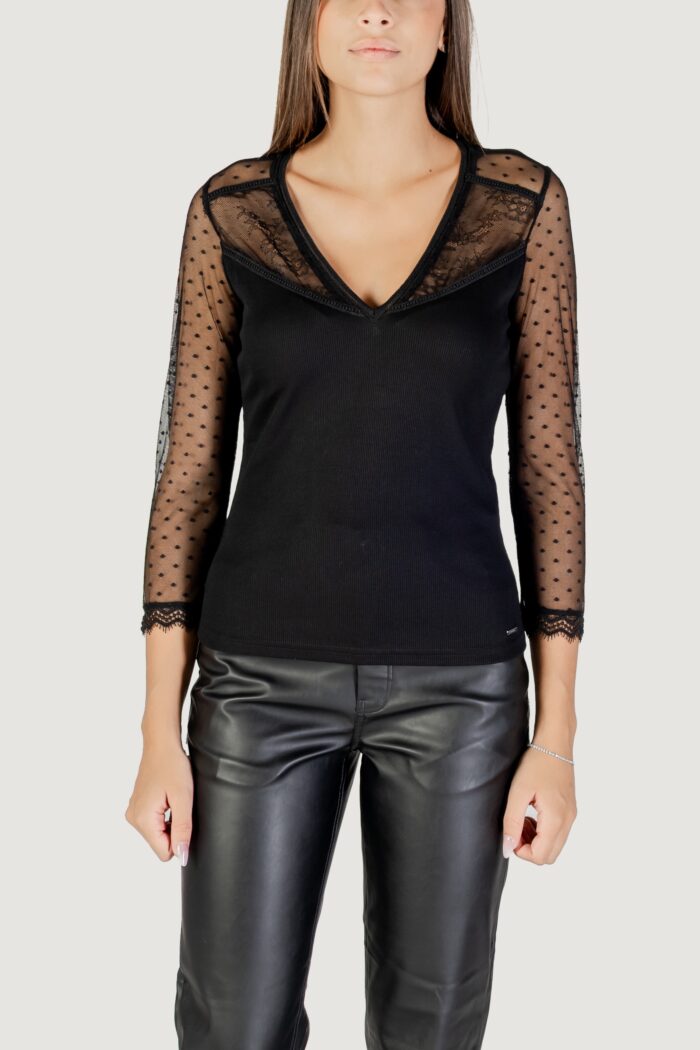 T-shirt manica lunga Morgan De Toi  Nero