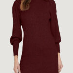 Vestito corto Only onlkatia l/s cc knt Bordeaux - Foto 1
