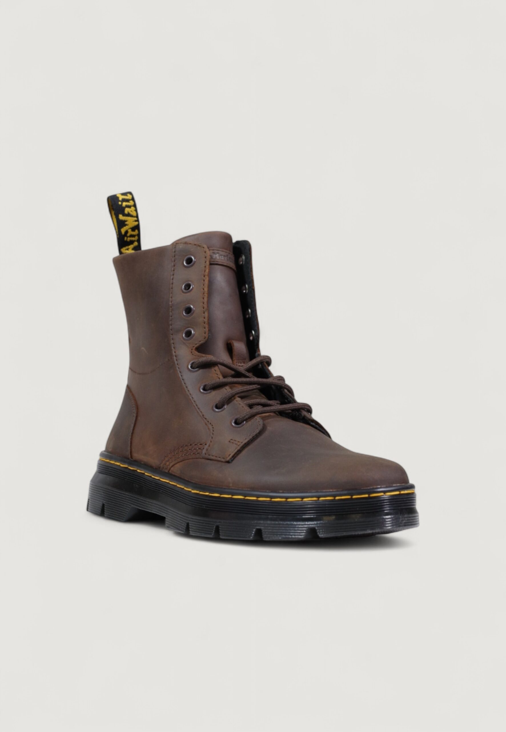 Anfibi Dr. Martens combs leather crazy horse unisex - imballo originale danneggiato - prodotto integro Marrone Scuro - Foto 2