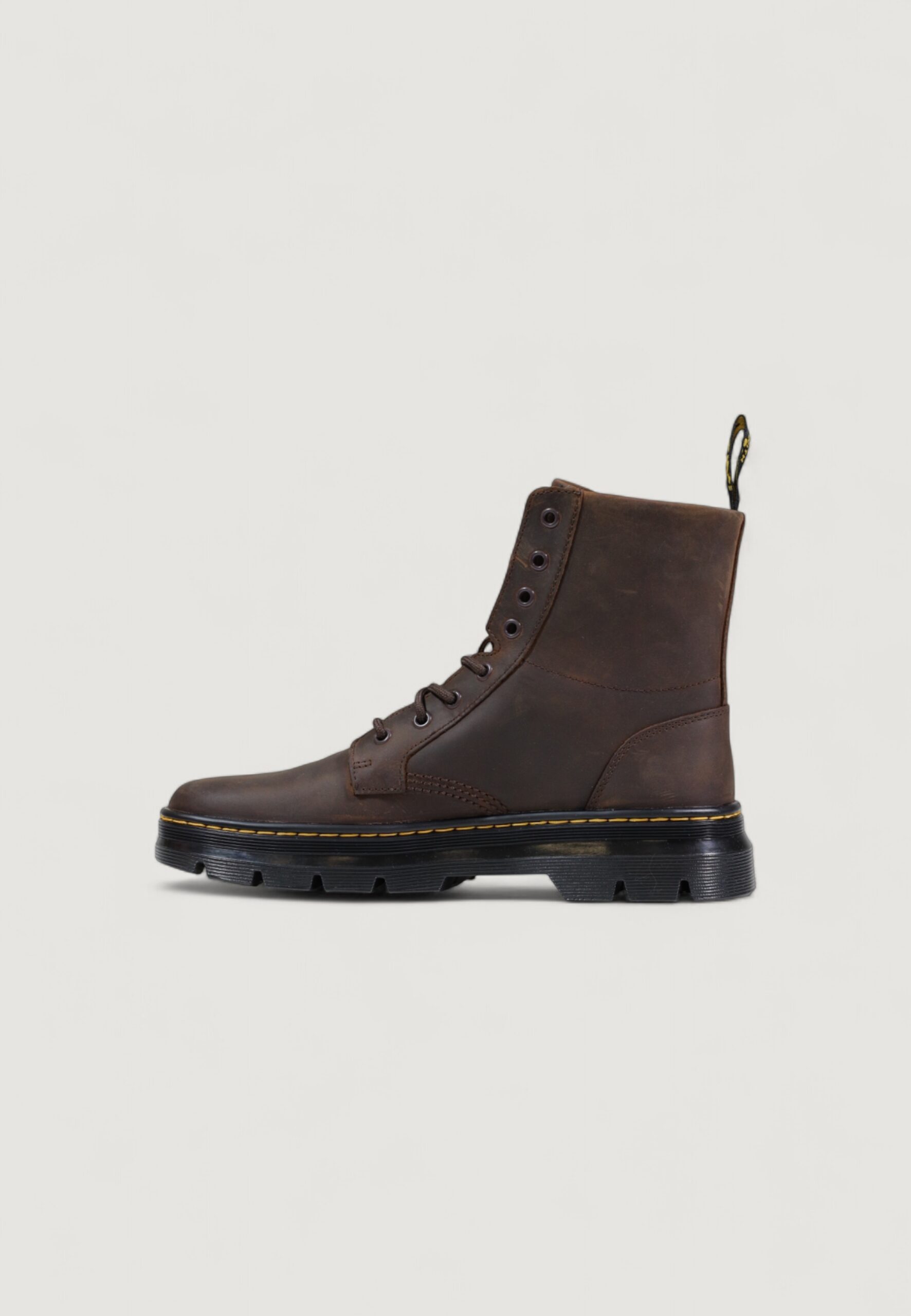 Anfibi Dr. Martens combs leather crazy horse unisex - imballo originale danneggiato - prodotto integro Marrone Scuro - Foto 3
