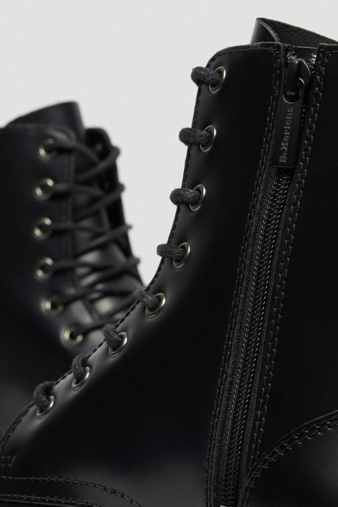 Anfibi Dr. Martens jadon polished smooth – imballo originale danneggiato – prodotto integro Nero