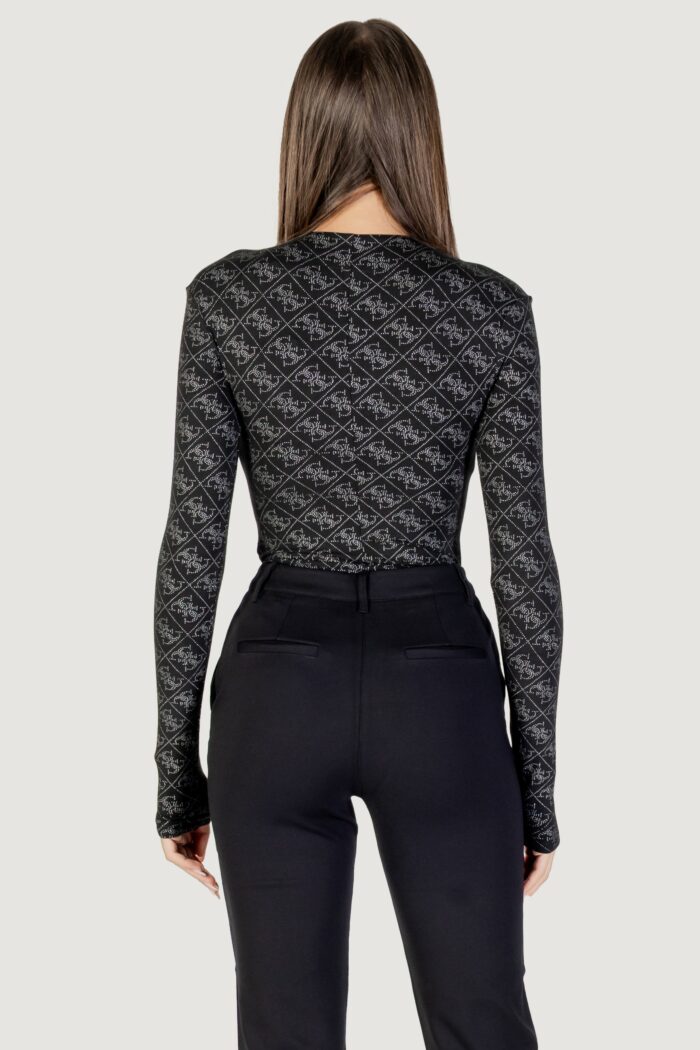 Body Guess ls teodora logo body Nero