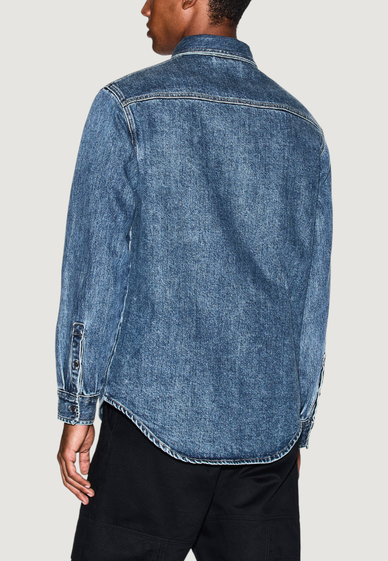 Camicia manica lunga Armani Exchange Denim - Foto 4