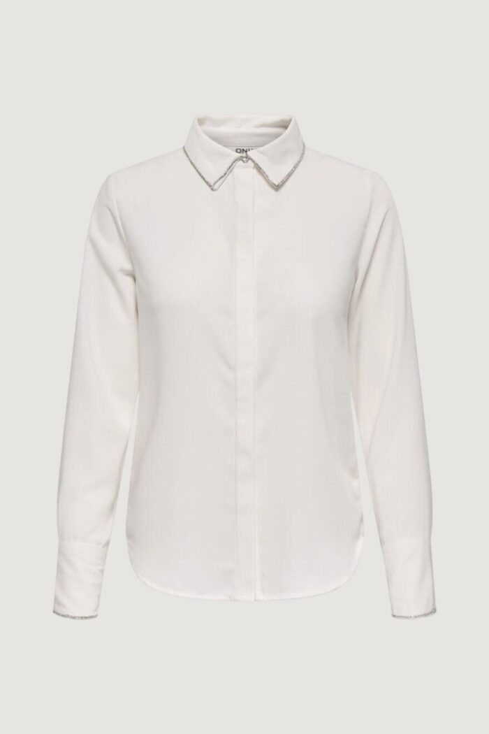 Camicia manica lunga Only onlvinnie ls shirt wvn Bianco