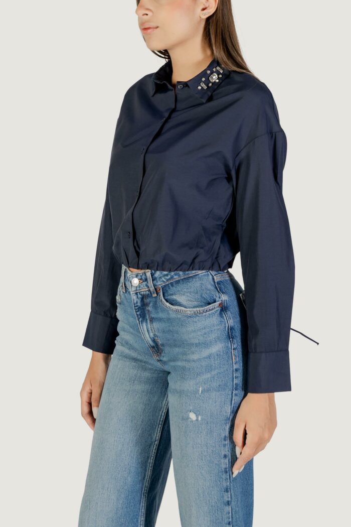 Camicia manica lunga Only onlria life ls embelis balloon shirt wvn Blu