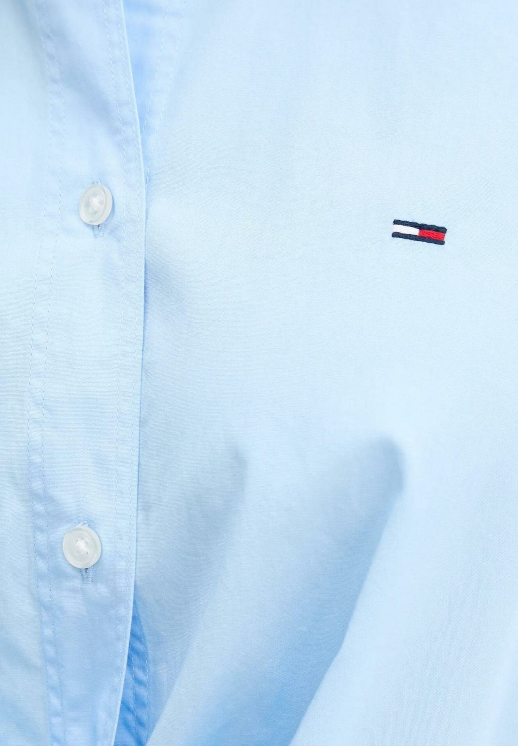 Camicia manica lunga Tommy Hilfiger Jeans tjw ls tie front shi Blu Chiaro - Foto 5