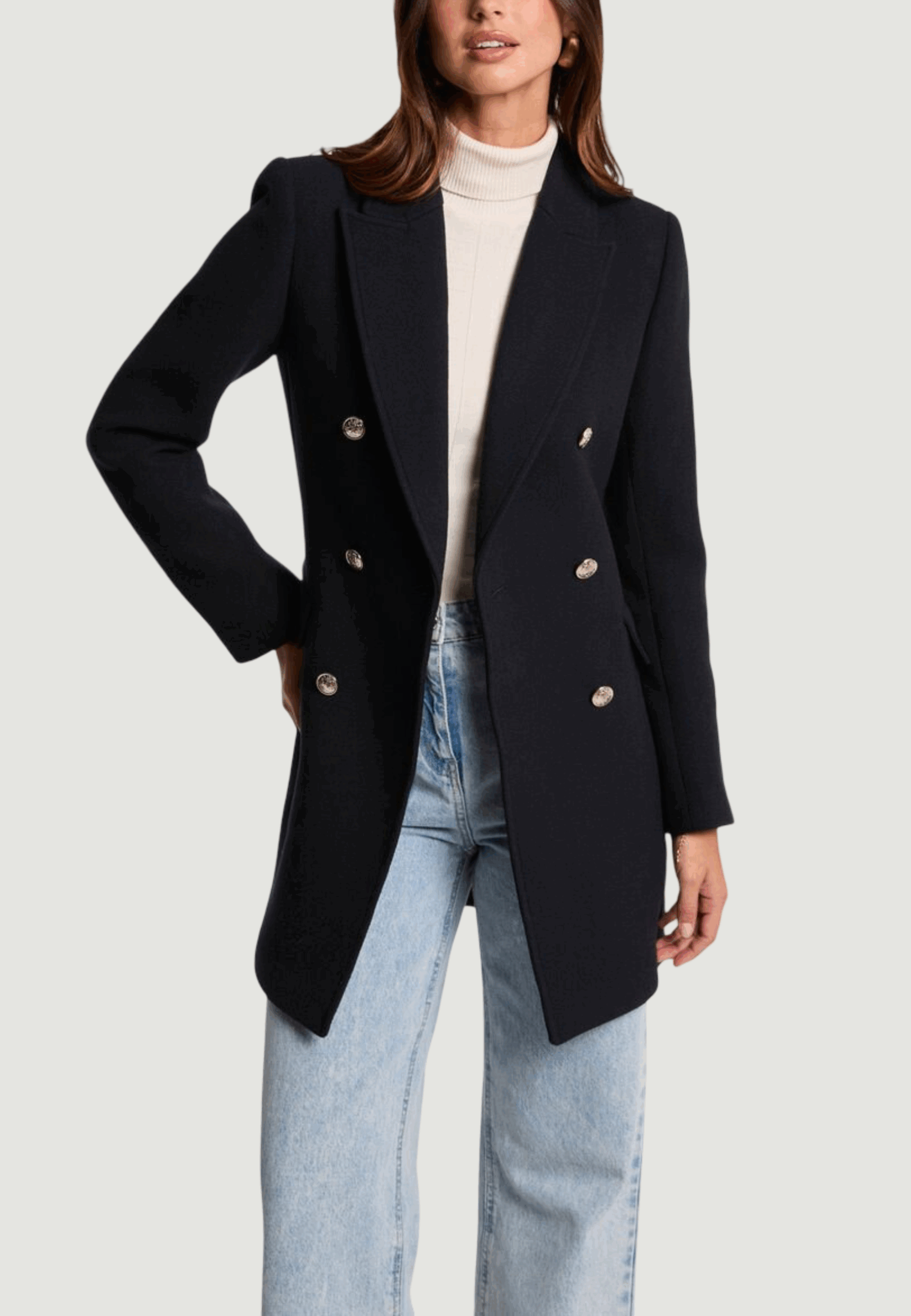 Cappotto Morgan De Toi Blue scuro - Foto 3