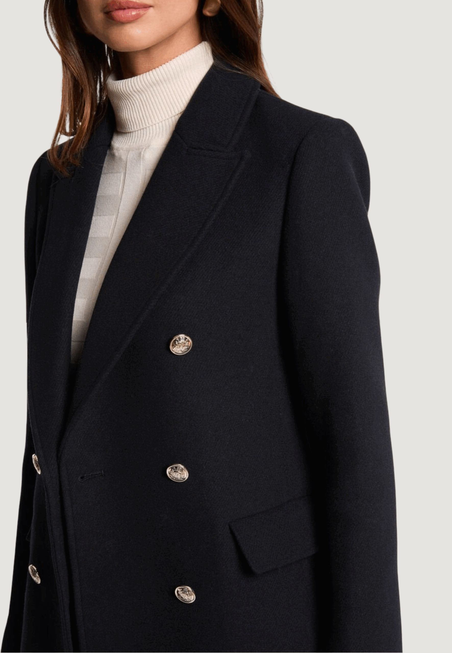 Cappotto Morgan De Toi Blue scuro - Foto 4