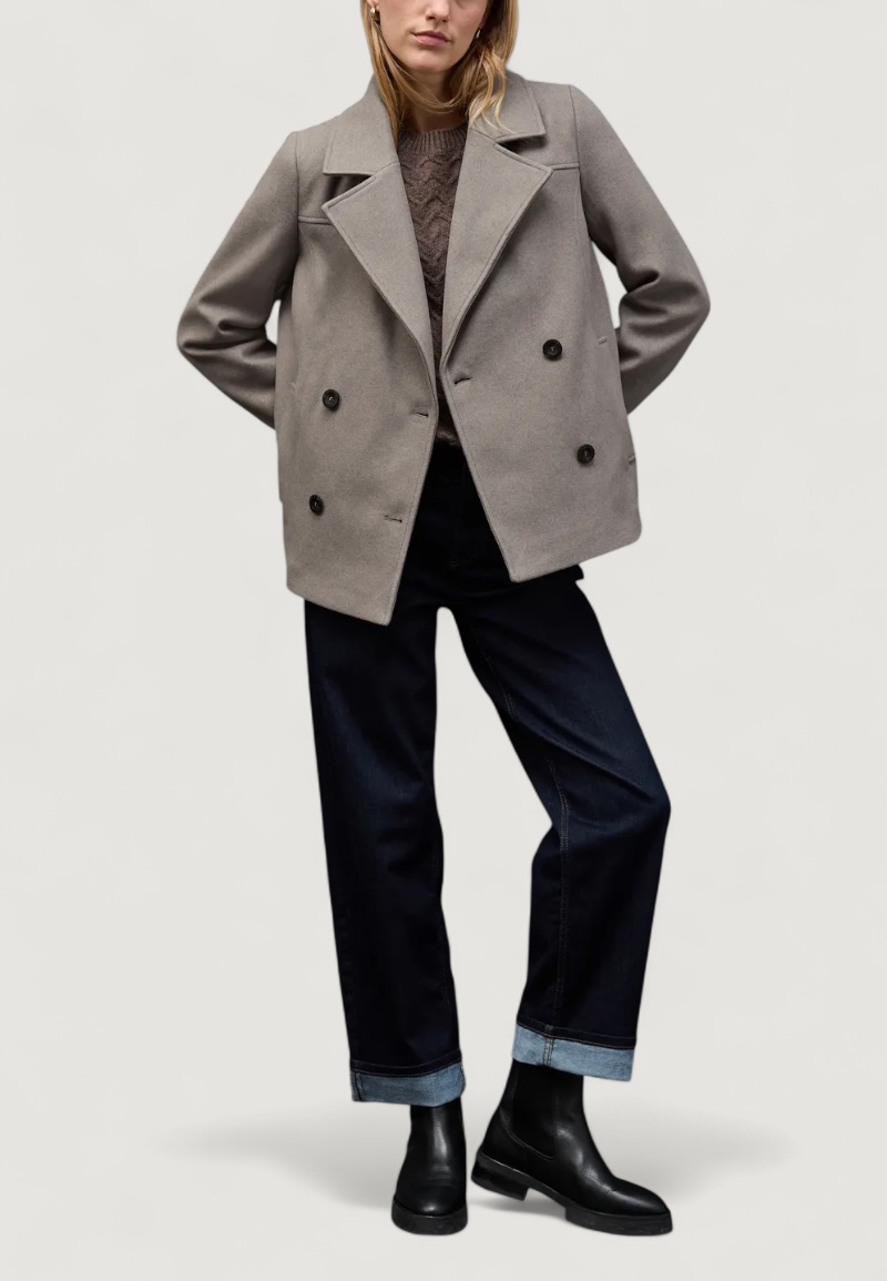 Cappotto Street One caban jkt w Grigio - Foto 4