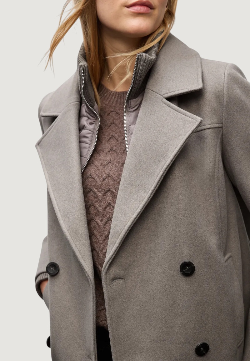 Cappotto Street One caban jkt w Grigio - Foto 3