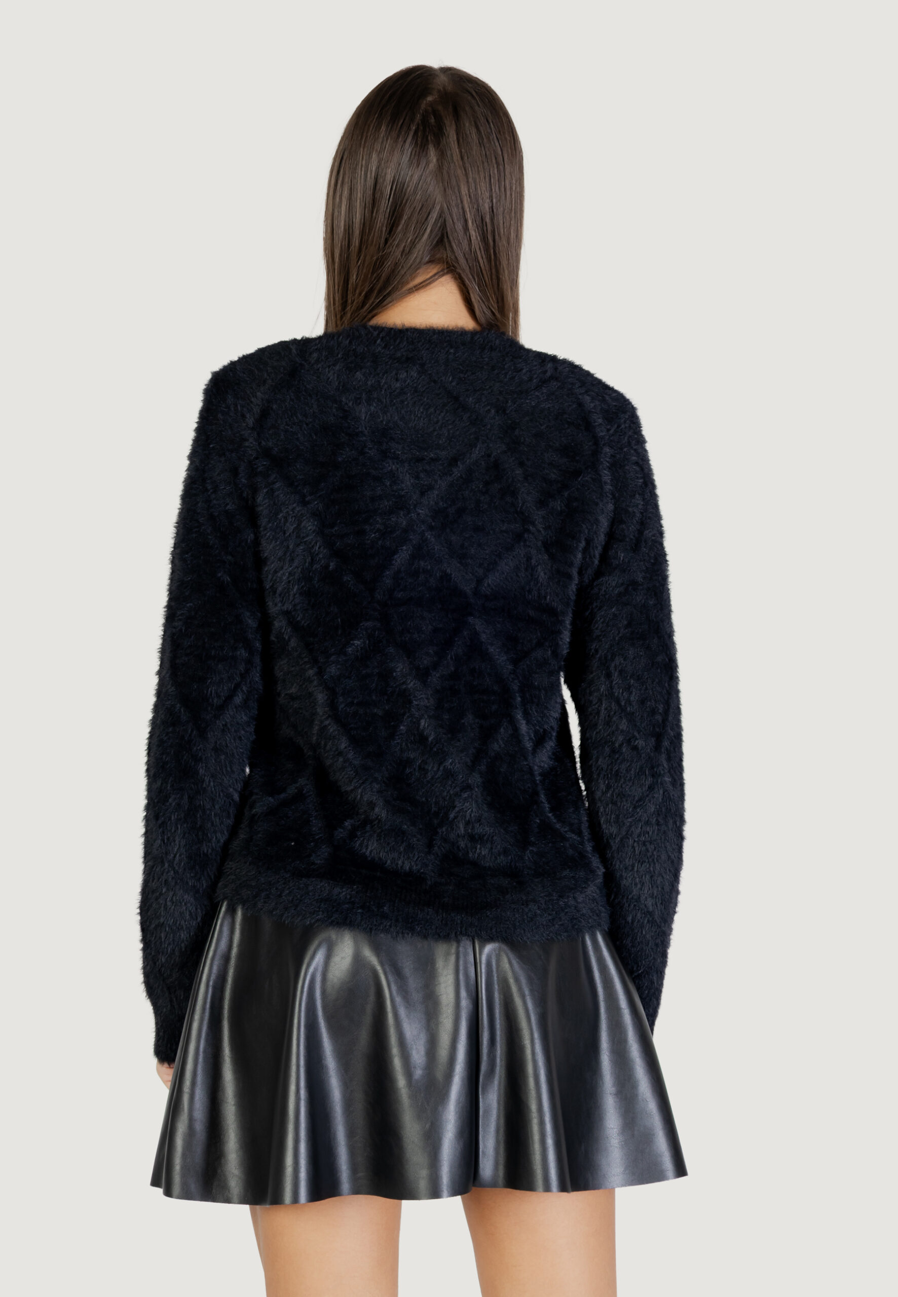 Cardigan Jacqueline de Yong jdyjayla l/s o-neck cardigan knt Nero - Foto 2